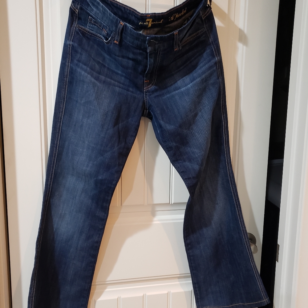 7 For All Mankind A-Pocket Flared Jeans - Authentic